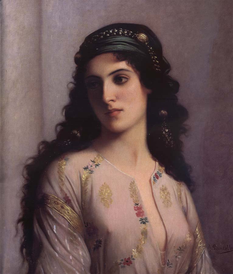 Charles Landelle Jewish Girl in Tangiers
